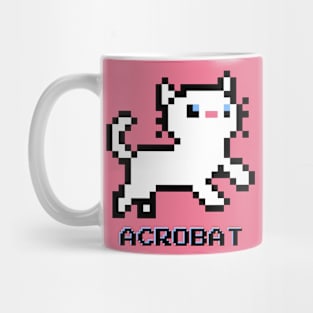 Acrobat Cat - White Mug